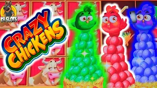 💥 Reventaron Las 3 en este NUEVO JUEGO en el Casino de CRAZY CHICKENS slot machine