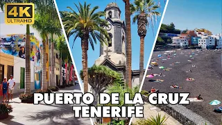 PUERTO DE LA CRUZ - 🌞 Tenerife Spain 🇪🇸 | TOP Places and Beaches 🏖️ | FULL TOUR [4K UHD]