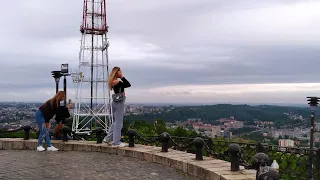 Високий Замок у Львові вид на місто 29 травня 2021 р.
