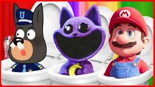 MEGAMIX: Super Mario x Poppy Playtime x Sheriff Labrador | Skibidi Toilet Song ( Meme Cover )