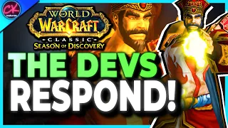 The Devs Confirm! SoD Is Looking Brighter Than EVER! | World Of Warcraft Season Of Discovery