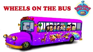 The wheels on the Bus Nursery Rhymes for Children Video Songs |Lyrics for Kids and Babies|Mum Mum Tv