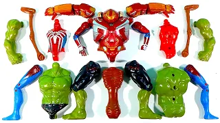 Assemble Hulk Buster VS Spiderman VS Siren Head VS Hulk Smash Avengers Superhero Toys