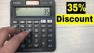 How To Calculate 35 Percent Discount on Calculator