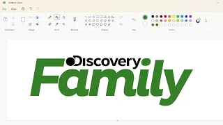 How to draw the Discovery Family logo using MS Paint | How to draw on your computer