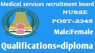 medical services recruitment board for nurses