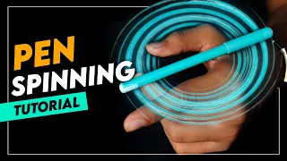 WORLD'S MOST EASIEST PEN SPINNING TRICK - Tutorial | Pen Spin For Beginners !!