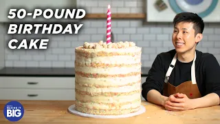 I Made A Giant 50-Pound Birthday Cake