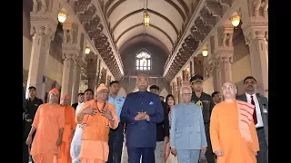 President Kovind visits Ramakrishna Mission in Belur Math, near Kolkata