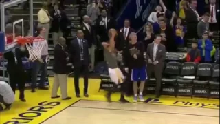 Steph Curry vs Dell Curry Half Court Long Distance Shots