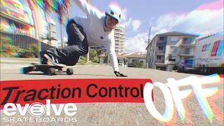 SLIDING MY EVOLVE ELECTRIC SKATEBOARD