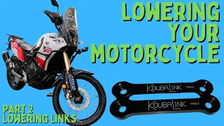 Lowering my Tenere 700 | Part 2 | Lowering Links | T7Adventures