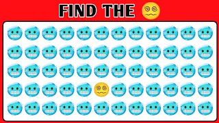 How good are your eyes #32 | find the odd emoji out | Emoji Puzzle Quizz | Puzzle Emoji Tv