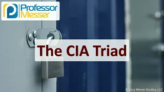 The CIA Triad - CompTIA Security+ SY0-701 - 1.2