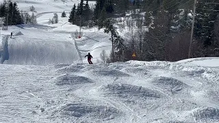 How to make and ski moguls