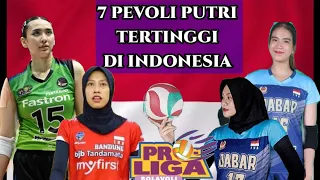 7 PEMAIN VOLI PUTRI TERTINGGI DI INDONESIA