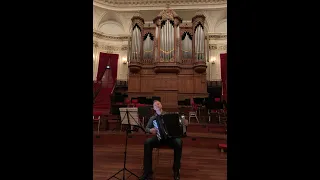 Georgy Sviridov "The Snowstorm " suite Waltz fragment. Performed on the bayan by Oleg Lysenko.