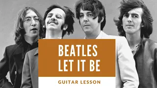Beatles - Let it be - Guitar Lesson