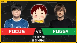 WC3 - TeD Cup 13 - LB Semifinal: [ORC] FoCuS vs Foggy [NE] (Ro 8 - Group B)