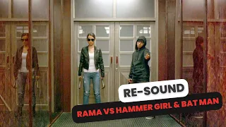 The Raid 2 (Iko Uwais) - RAMA VS HAMMER GIRL & BAT MAN【RE-SOUND🔊】