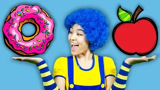 Healthy and Unhealthy Food | More Funny Kids Songs 🍩🍎