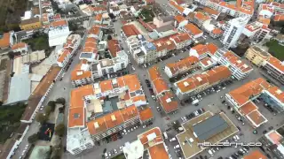 São Brás de Alportel vista de pássaro (Parrot Bebop 2 Drone)