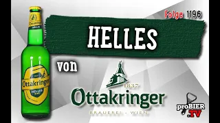 Helles von Ottakringer | proBIER.TV - Craft Beer Review #1196 [4K]