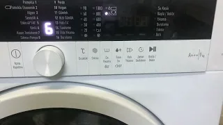 arçelik 9103 çamaşır makinesi test programı#washing machine test program