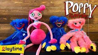 Official Poppy Playtime Plush Review! (Huggy Wuggy, Kissy Missy, Mommy Long Legs)