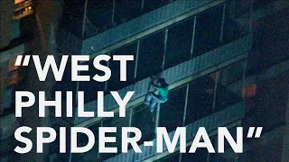 Man scales down 19-story West Philly building during fire