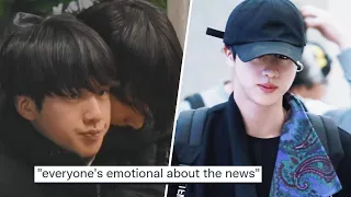 Jung Kook Says "Last Bye"! Jin LEAVES For Military In 2 Weeks! Jin Says "This Is A New Chapter"