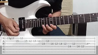 Bullet For My Valentine The Poison guitar solo lesson with tab (tutorial)