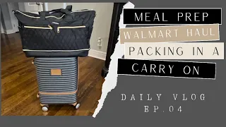 Pack with Me in a Carryon | Carry On Tips & Tricks | Best Amazon Travel Must Haves | Meal Prep