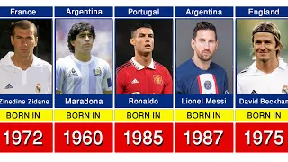 Top Footballers BORN In Every YEAR (1960-2005).