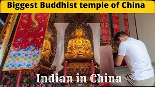 Biggest Buddhist temple in China| China Hindi Vlog| Indian in China