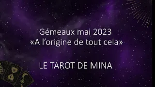 GÉMEAUX Mai 2023. « A l’origine de tout cela ». Le tarot de Mina