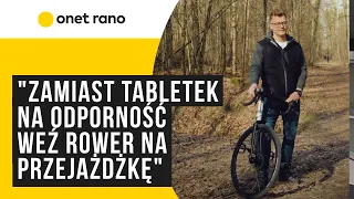 Pan Tabletka: Zamiast tabletek na odporność weź rower na przejażdżkę