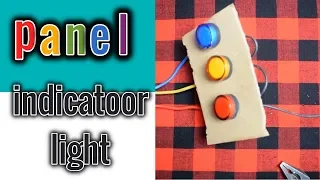 Panel indicator light