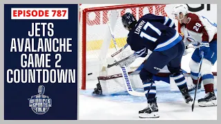 Winnipeg Jets vs. Colorado Avalanche Game 2 countdown