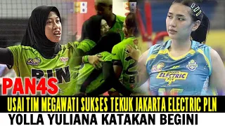 PAN4S🔥Usai Tim Megawati Sukses Tekuk Jakarta Electric PLN❗Yolla Yuliana Katakan Begini‼️