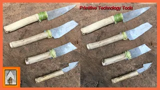 Primitive Technology Tools - How to Make a lot of knives