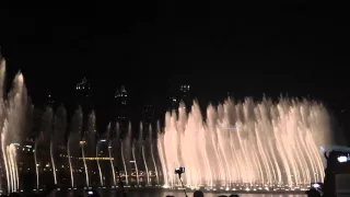 The Dubai Fountain Show to 'I Will Always Love You' by Whitney Houston