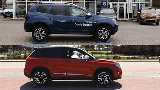 SLIP TEST - Dacia Duster 4WD vs Suzuki Vitara S All Grip - AUTO & LOCK - @4x4.tests.on.rollers