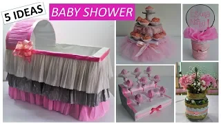 5 Easy and Economic Ideas BABY SHOWER GIRL