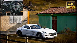 MERCEDES-BENZ SLS AMG (2011) | Forza Horizon 5 | PXN V9 Steering Wheel Gameplay 4K |