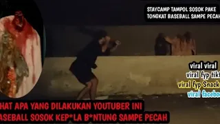 VIRAL LAGI‼️LIHAT APA YANG TERJADI TAMPOL SOSOK PAKE TONGKAT BASEBALL SAMPE PECAH