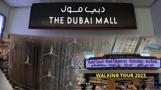[4K] Dubai Mall Complete walking tour 2023 | Burjkhalifa | Fountain show