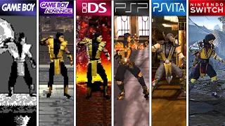Mortal Kombat - GB vs GBA vs DS vs PSP vs PS Vita vs Switch (Handheld Consoles Comparison)