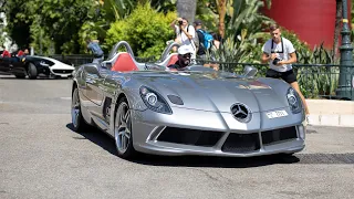 Supercars in Monaco 2022 - VOL. 19 (SLR Stirling Moss, Carrera GT, Chiron Super Sport, 2x F40)