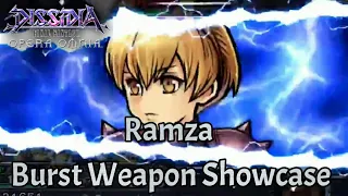 【DFFOO】Ramza LD & Burst Weapon Showcase